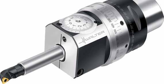 In actual machining, the Walter Boring system is distinguished by its performance and cost efficiency.