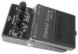 Killer Z: Based on* Boss Metal Zone, the industry standard distortion pedal for metal players since 1989.