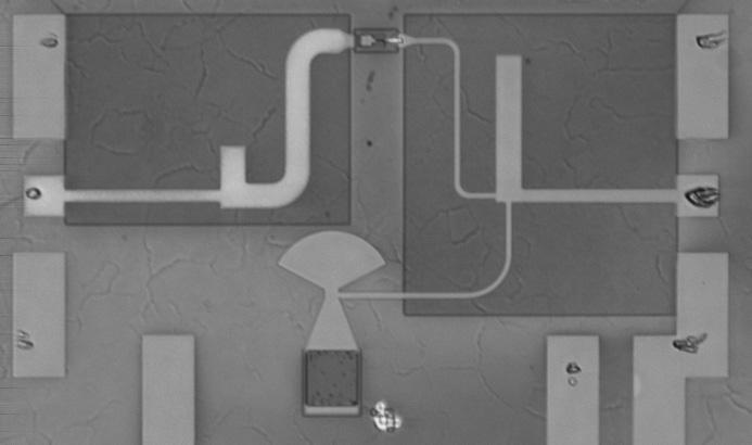 transistor resistor capacitor microstrip metal 1 Fig. 1. process.