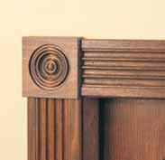 Corner& Plinth Blocks Period Style Mouldings These two accessories come in a variety of sizes and styles. Plinth and corner blocks add a finishing touch.
