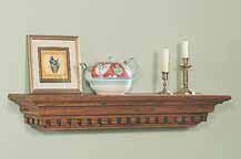 Choose from Heritage, Federal or Dentil shelves, add a Surround and support them with, Fluted or Rope turnings or our Classic or Federal Pilaster Kits.