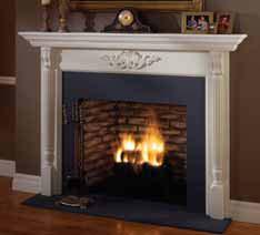 /2"x /4" /6" x /2" x 4" D 4" B 7" C /4" C /4" Mantel Dimensions Full surround mantel requires: Shelf Mantel, Basic Surround, Pilaster Kit or Turning Combination and Ornaments.