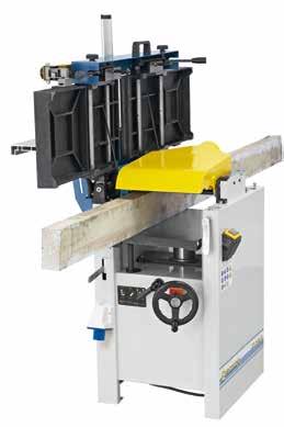 NEW The solid planing unit features a precisely bedded