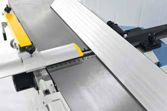 The PT 410 is a compact planer and thicknesser with a thicknessing height of 220 mm ideal for precise