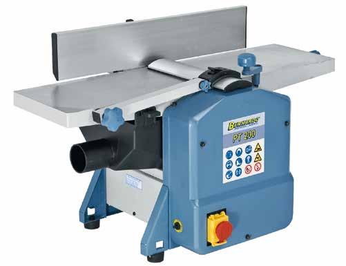 Planing machines Surface planer and thicknessers PT 200/PT 250 The PT 200 surface planer and thicknesser features a small and compact construction to allow for easy transport and use on different