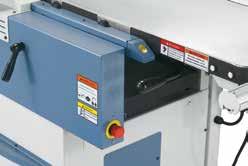Planing machines Surface planer and thicknesser FS 400 V Serially equipped with stepless infeed speed (0-16 m/min) Thicknessing table guided on 4 guide bars for precise planing of boards, planks, etc.