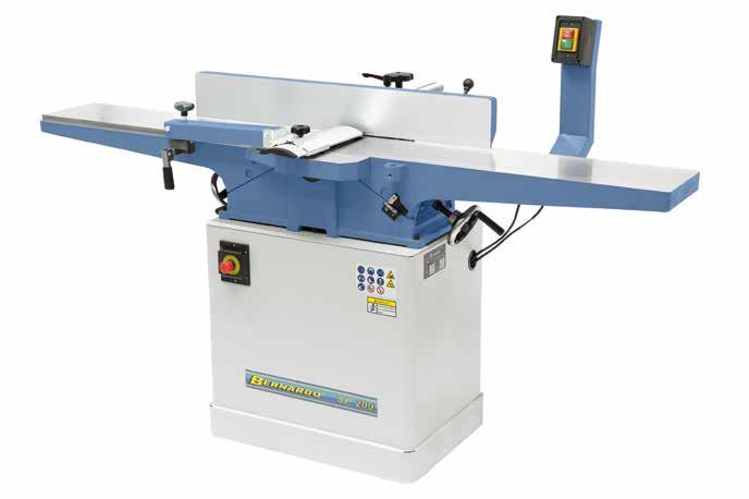 Planing machines Surface planing machines The SP-series planing machines are designed for accurate planing, jointing and chamfering of boards, planks etc. at entry level.