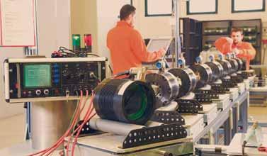 The organization of the production of Technai motors is structured to handle a wide range of custom solutions.