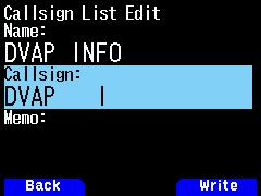 5 D-STAR 5.4.3 Selecting "Reflector" during Destination Select Various reflector commands can be configured in "Reflector Menu Select".