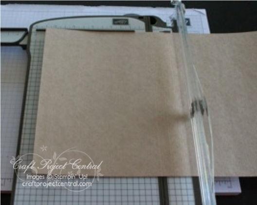 Instructions Step 1 To make the Covered Junior Legal Pad, take out the 8 x 11-1/2 Kraft card