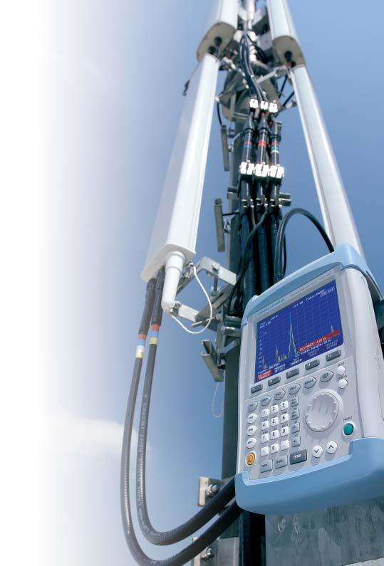 Spectrum analysis anywhere, anytime The R&S FSH3 is the ideal spectrum analyzer