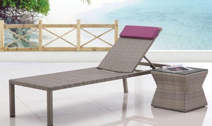aluminium Frame GG-BC486 Bar Chair; 390 x 430 x 1130h mm Pool Lounger