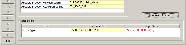 After parameter editing, select Amplifier - Write to Amplifier in the menu bar of parameter setting screen.