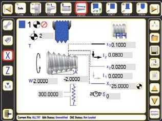 Control System Design 6 Faster set-up and operating efficiency UltraGrind software is designed to