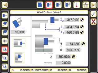 manufacturing output Easy to follow set-up pages with graphical images allow the operator to