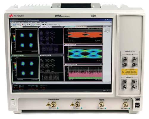 Coherent Transponder DSP with increased measurement capabilities In-situ