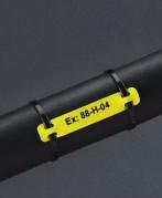 EAN DESCRIPTION SIZE MARKERS PER ROLL 5703666580101 HEATEX Cable Marker, white 60,0x10,0 mm 1.000 5703666580118 HEATEX Cable Marker, yellow 60,0x10,0mm 1.