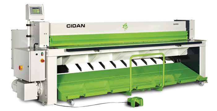 RAPIDO The CIDAN model RAPIDO is a heavy built mechanical guillotine shear. It will cut material with thicknesses from minimum to maximum without any settings at all.