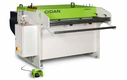COMPACT The CIDAN cut to length line model COMPACT is a fully automatic line and is supplied in a very compact construction for coil widths 1250 mm (49 ) or 1550 mm (61 ).