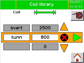 THE MANUAL OPERATION MODE IS USED FOR: Manual feeding of material in both directions Manual clean cut Choose coil from library Set length for