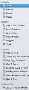If you would like iphoto to divide your photos up by the date they were taken, check Split Events. Photos you have already imported will show up in the Already Imported section.