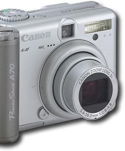 Available Cameras For Check-Out MDS (continued) Canon PowerShot A70 Resolution: 2048 x 1536 3.2 megapixels 1/2.7-in.