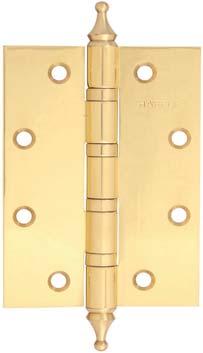 Butt Hinges Standard hinge StarTec With fixed pin Knuckle with four ball bearings Suitable for DIN left and right hand Knuckle: Ø14 mm Material thickness: mm Ø Height a in mm/inch Width b in mm/inch