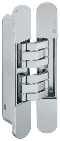 Concealed Hinges Concealed mortise hinge StarTec For concealed mounting Max. opening angle 180º Min. door thickness: 40 mm Max.