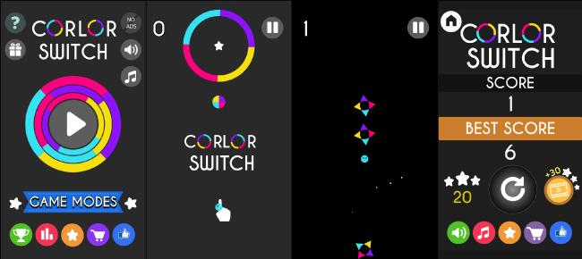 Ball Color Switch Game document and tutorial This template is ready for release.