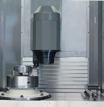 To ensure this success, the machines are equipped with rotary tables that are directly driven by quick-turning, high performance torque motors as well as vertical or horizontal turning spindles to