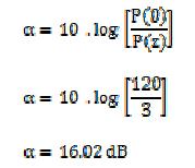 α is given by, b) Power decreases by 75 %. Since power decrease by 75 %. Example 2.1.