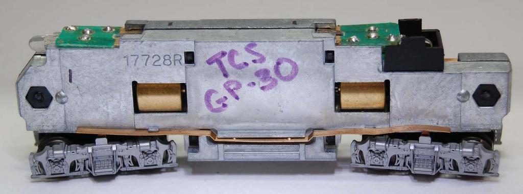 This is the GP-30 with the shell on before the decoder installation.