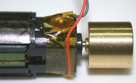 The motor will then need to be isolated from the frame.