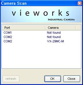 11 Configurator GUI Configurator, a sample application, is provided to control the VX-29MC camera.