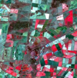 Landsat-MODIS surface reflectances in two