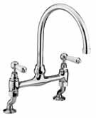 Kitchen Faucets Kitchen Faucets Milaue (Bridge sink mixer) Renowned as one of the greatest French bridges, Millau personifies provincial kitchen design.