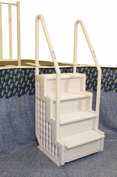 EASY POOL STEP (NE113) FOR USE WITH: EASY POOL STEP (NE113) (1 CARTON) EASY POOL STEP WITH OUTSIDE LADDER (NE126)
