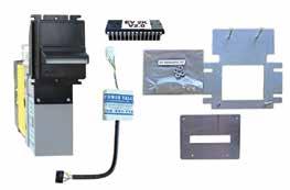 Available with either 2 or 3 faceplate COINCO VANTAGE BILL ACCEPTORS Part # s and pricing available upon request Quick-Release Bezel speeds installation and removal.