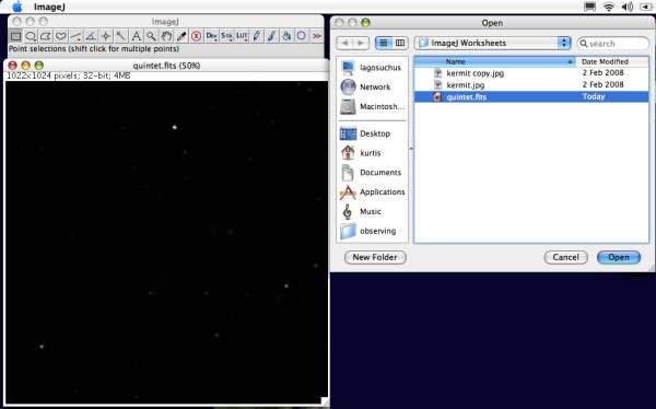 Lesson 2: Opening an Astronomical Image Goals: In this lesson, you will open an astronomical image, adjust its brightness and contrast, and learn how to invert an image and why.