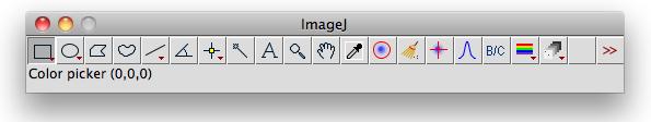 16. In your second window (looking at ImageJ files), double click on the folder labeled macros. -You should be looking at a long list of.txt files and 2 subfolders, one of which is labeled toolsets.