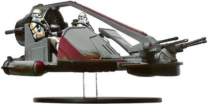 Q: The ISP Speeder appears to be operated by clone troopers. Should it have Order 66, like other clone-operated vehicles such as the AT-RT? A: Yes, the ISP Speeder should have Order 66.