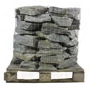 1 ton pallets available upon request. Building Stone Building stone ranges in thickness 3 to 6 thick, with a face range varying from 4-20.