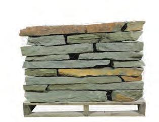 Large Fieldstone Garden Path is also available in pallet size as well as side by side. Pallets are approximately 3,000 pounds each.