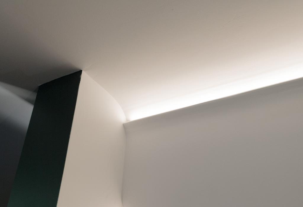 Prime and paint, fit in the aluminum LED profile with your choice of lens, and breathe a brand new life into your interior. As easy as it gets!