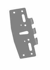 accessories Anti-Pry Bracket Model number: 725 Offers increased security by improving resistance against jamb