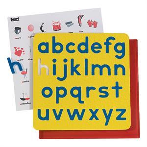 99 A to Z Uppercase Letter Kids can feel letter shapes and learn sequences with these classic crepe rubber alphabet puzzles. Letters are 2" tall and fit into an 11" square puzzle frame.
