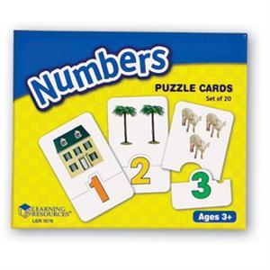 Each puzzle has a removable number puzzle piece and a corresponding number of features to count. Packed in a full-color box with handle.
