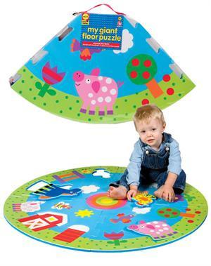 99 This 36" soft round mat is also a giant 17- piece floor puzzle.