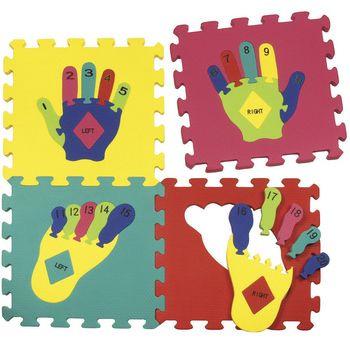 They love the soft feel and pebbled textures of the pieces. Teachers and parents love the puzzles because they're latex-free, washable and durable. The pieces won't curl, crease or tear.