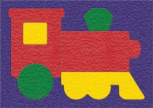 Each 8 1/2" x 11" puzzle includes a removable pattern that provides 2 levels of difficulty. Ages 18 months+.